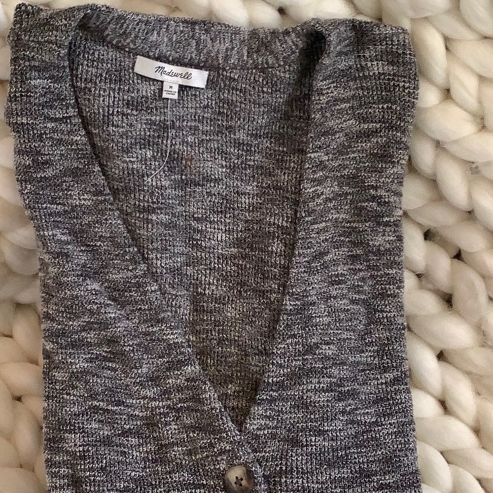 Madewell button front cardigan
